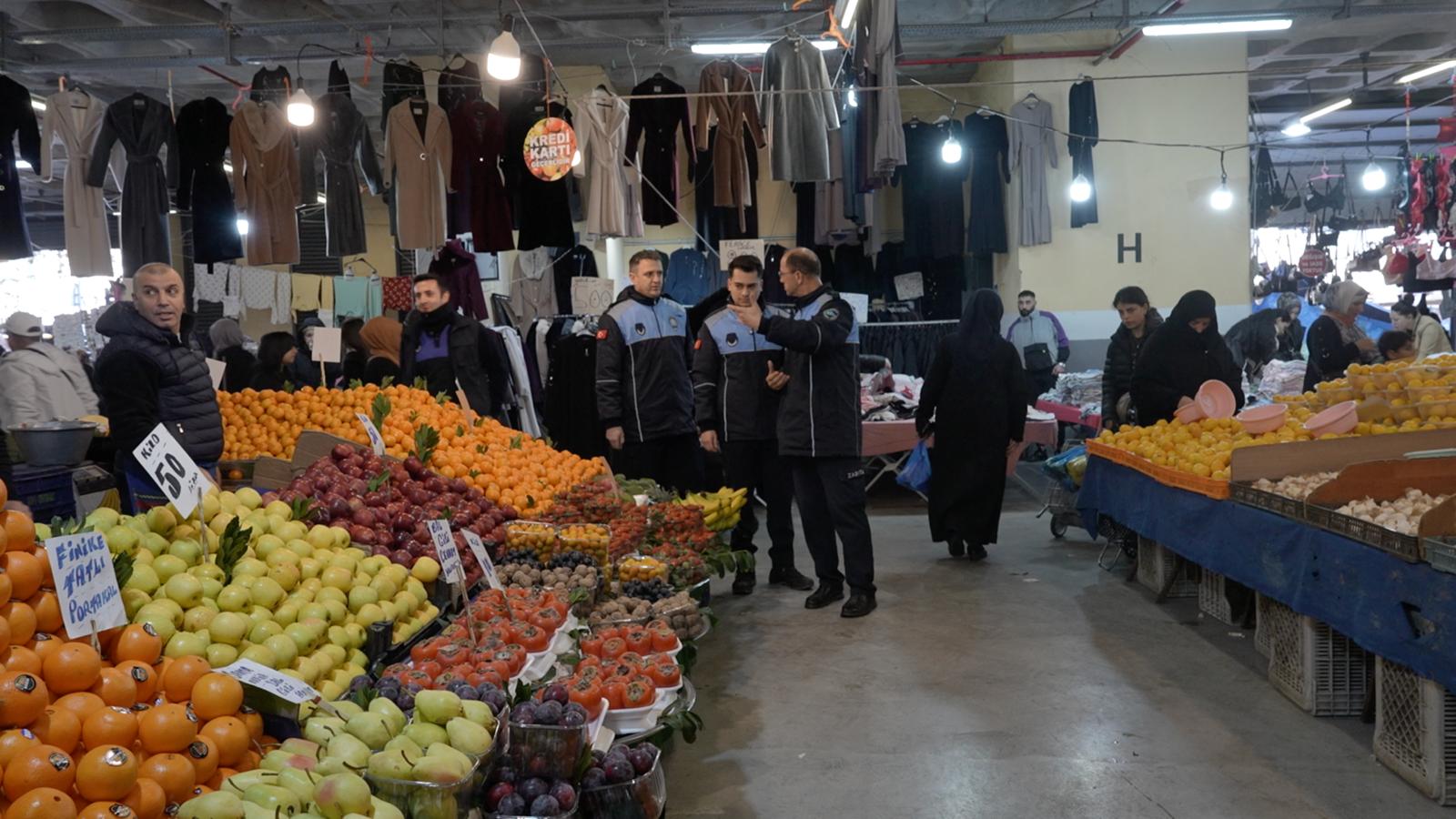Zabıta Ekiplerinden Pazarlara Denetim