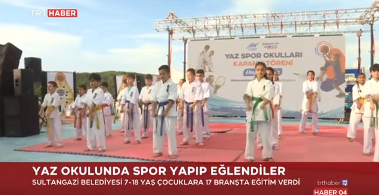 TRT Haber-Yaz Okullarında Spor Yapıp Eğlendiler