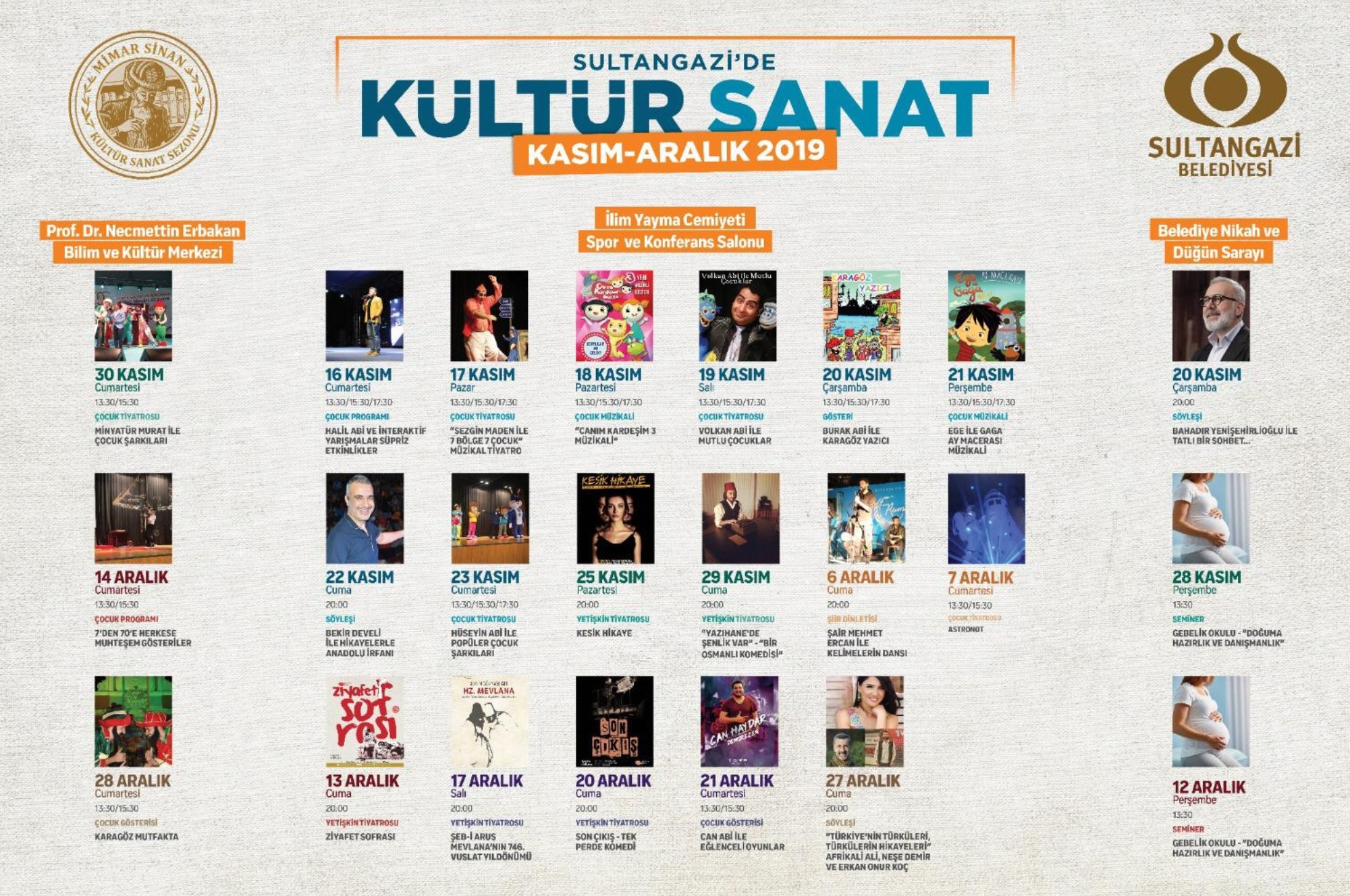 Sultangazi'de Kültür-Sanat Sezonu Başlıyor!